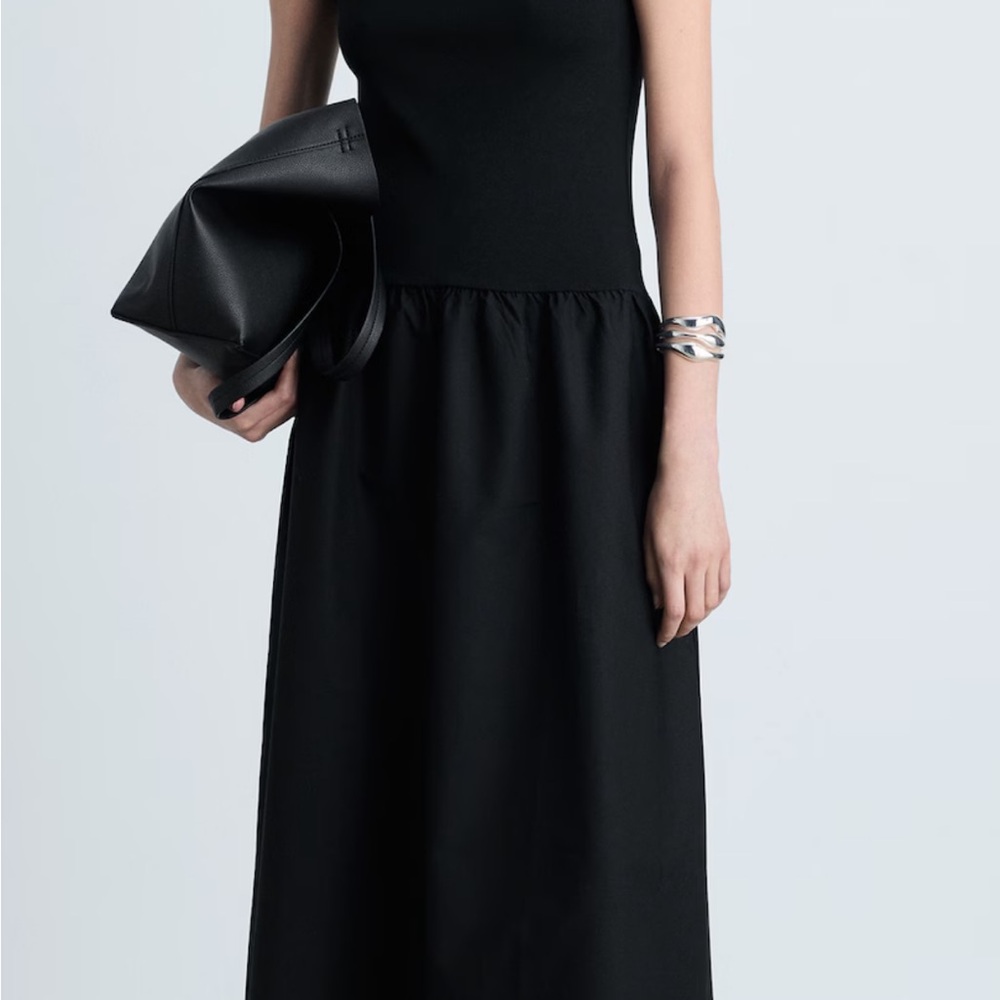 Mango Mixed Midi Dress